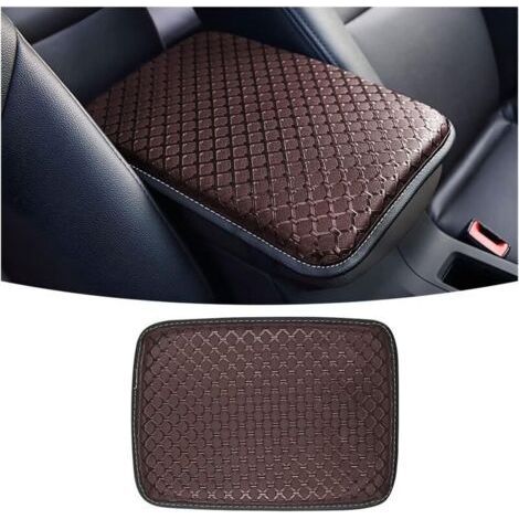 Car Armrest Cover, Car Armrest Box Cushion Center Console Cover, Center Console Cover(Brown) (1/4)