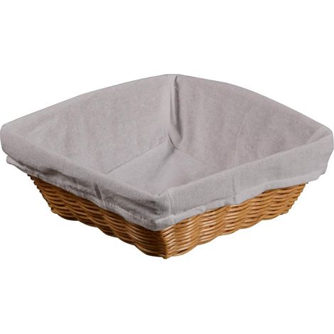 Cesta de pan con algodón