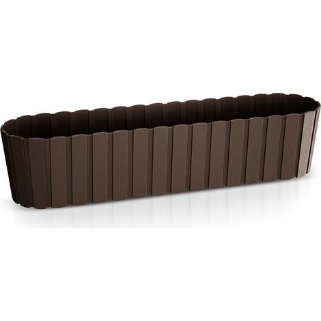 Boardee Case DDEC600 Länglicher Blumentopf  Braun