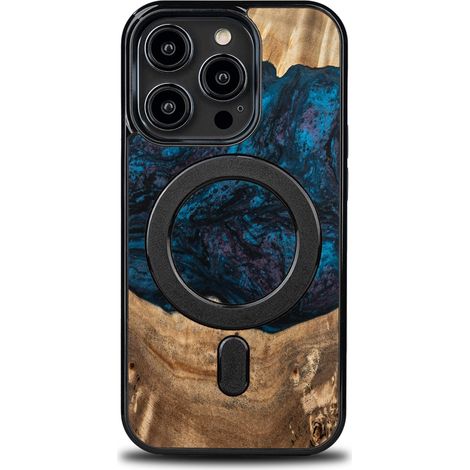 Custodia Bewood Unique per iPhone 14 Pro - Pianeti - Nettuno con MagSafe (1/5)