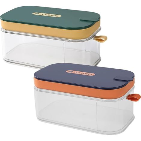 à Glaçons Moule 32 Cases Démoulage Facile avec Couvercle Pelle (1/5)