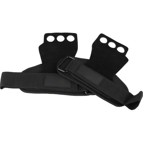Gants 3 doigts en cuir de vache résistant, pour hommes et femmes, sport extérieur, entraînement quotidien, noir, taille M