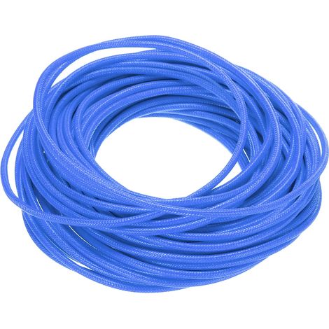 15 Mètre/49,2ft 14AWG Câble Tressé en Silicone Flexible Bleu (1/5)