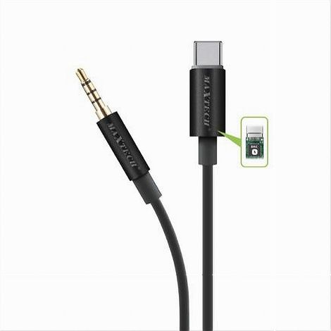 MaxTech - Cavo Type-c A Aux 3,5mm 1mt 4d Sound Dac Chip Cuffie Audio Smartphone Aux-tc02 - (1/2)