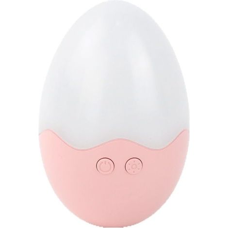 Veilleuse pour enfants, lampe œuf à commande tactile avec lumière blanche chaude et 7 couleurs RVB, lampe de chevet rechargeable et stable pour bébé, allaitement, chambre à coucher 10267mm (1/4)