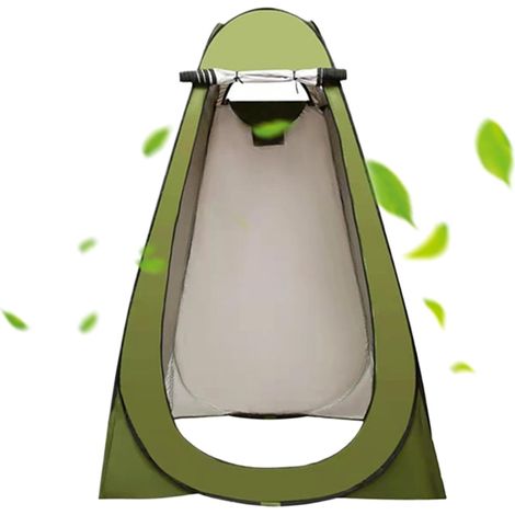 Tenda doccia - Cabina toilette a scomparsa - Con finestra di ventilazione - Per uomo e donna - Per uso esterno, escursionismo, viaggi, piscine, traslochi, bagno, minzione (1/5)