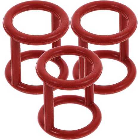 Joints d'étanchéité rouges pour accessoires professionnels de machines à glace, lot de 3 (1/5)