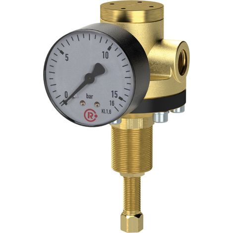 Riegler Hochdruckregler 60 bar, inkl. Mano., G 3/8, Regelber. 1 - 20 bar (1/5)