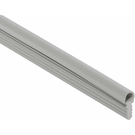 Joint d'étanchéité pour plinthe Plastique gris 3 mètres Largeur 5 mm Hauteur 13 mm Protection contre humidité