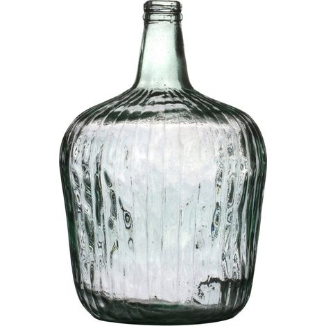Vase dame Jeanne Sahara 10L verre recyclé D26 H39