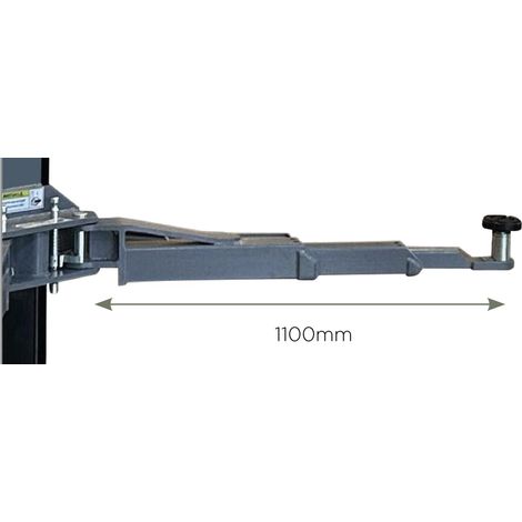 Paire de bras 1.10m avec verouillage et protection pieds- PE 2110 - CLAS Equipements
