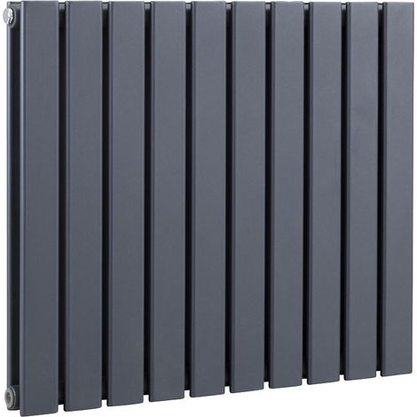 Baridi DH340 Horizontal Radiator Double Flat Panel 600 x 700mm Anthracite