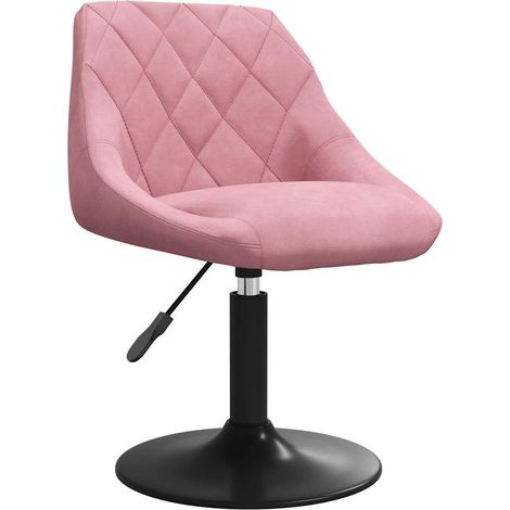 Maison Exclusive - Sedia da Pranzo Rosa in Velluto