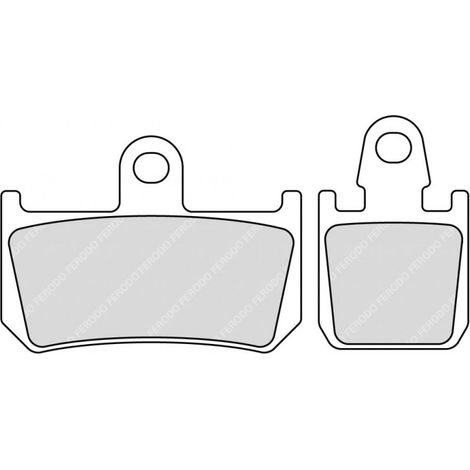 Plaquette de frein Métal Fritté Sinter Grip Road - R90 (1/2)