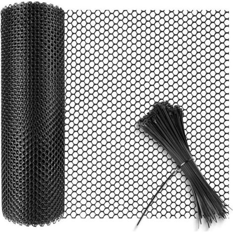 Clôture en Plastique de 10 m pour Chats, Chiens, Elevage de Volaille, Jardin, Balcon, Grillage Plast (1/4)