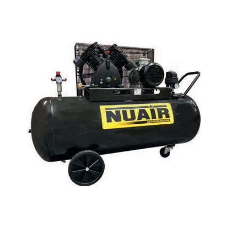 Nuair - Compresseur Pro cylindre en V 5,5CV 4kW 270L 10 bar Entraînement par courroie - SKM 15-270-5.5