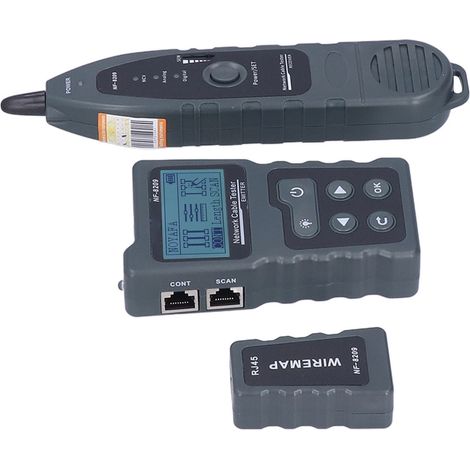 NF-8209 Détecteur de câbles réseau électrique portable anti-interférences PoE pour extérieur (1/5)
