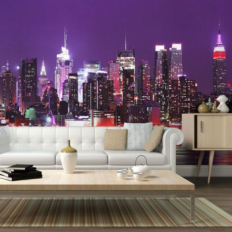 Papier Peint "Arc en Lumières : New York" 270x450cm (1/2)