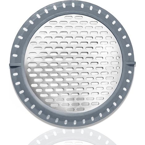 Einteiliger Haarfänger und Waschbeckenfilter aus Edelstahl für Duschablauf und Waschbecken, 12,5 cm (1/5)