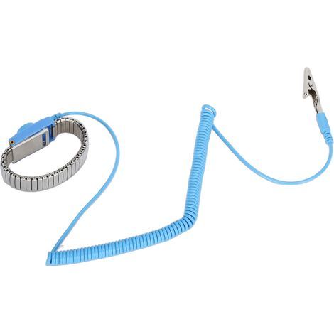 Bracelet antistatique en acier inoxydable résistant à l'usure, réglage libre, mise à la terre puissante (1/5)