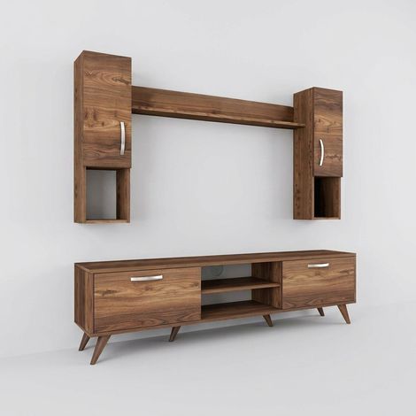 Mobili TV, tavolo TV, credenza bassa Unit Noce (1/5)