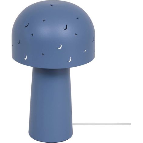 Lampada da tavolo per bambini blu stellato h27cm - Atmosphera créateur d'intérieur