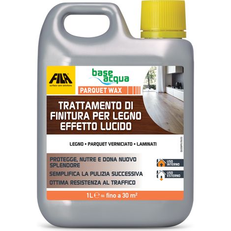 Cera abrillantadora para parquet Fila Wax 1L