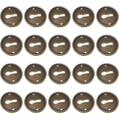 POPETPOP Plaques de recouvrement serrure pour meubles, lot 20 (1/5)