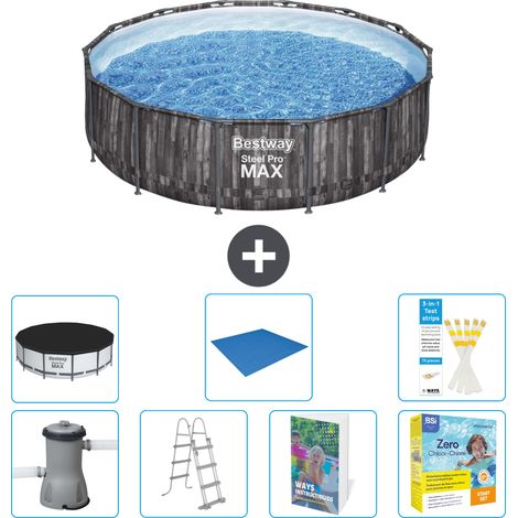 Bestway Steel Pro MAX Rund - 427x107 cm - 8-teilig S546