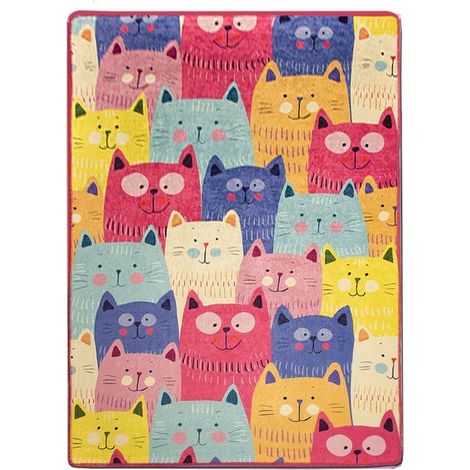 Tappeto per bambini 120 x 180 cm - Poliestere - Altezza pelo: 8 mm - 700 gr/m² - Antibatterico - Retro antiscivolo - Lavabile in lavatrice (1/4)