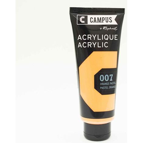 Peinture acrylique 100 ml - Orange pastel n°007
