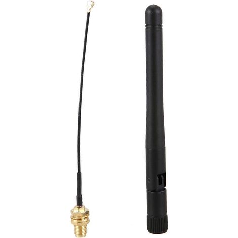 Antenne 900-1800 MHz 3 dBi GSM avec connecteur RP-SMA, étanche en caoutchouc (1/5)