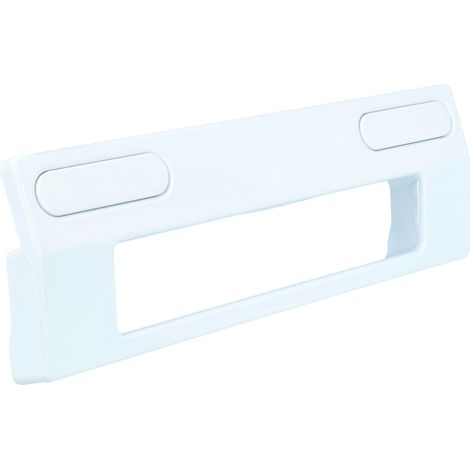 vhbw maniglia universale per porta/sportello per frigorifero - 18,5 x 5,9 x 2 cm plastica bianco