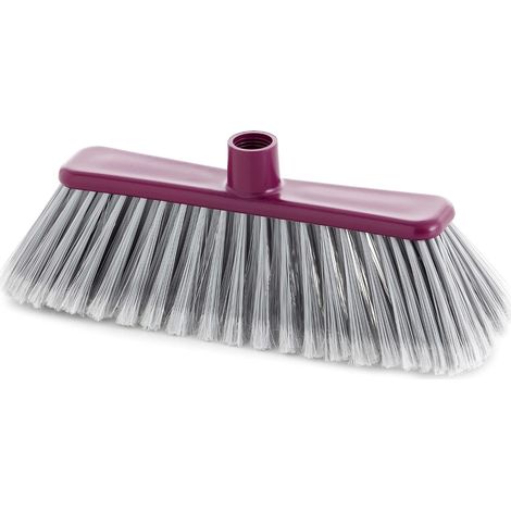 Balai multifonction Atomic. Propriété antichoc grâce à la cheville en caoutchouc. Pour tout type de surfaces. Disponible en couleur bordeaux. (1/5)
