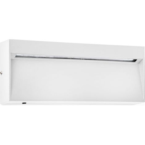 DUNE R Rechteckige Wandapplikat in mattem Weiß, 6W 4CCT (1/4)