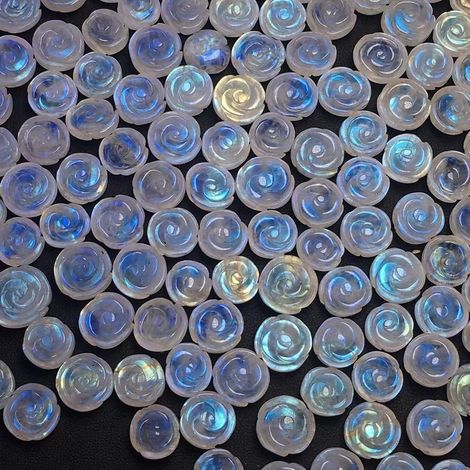for la Naturel Bleu Pierre de Lune Sculpture Aile et Sirène Bijoux Cristal Cadeau Jaune Bleu Lumière Pierres Précieuses Bijoux Décoration Collections de la Maison (1/5)