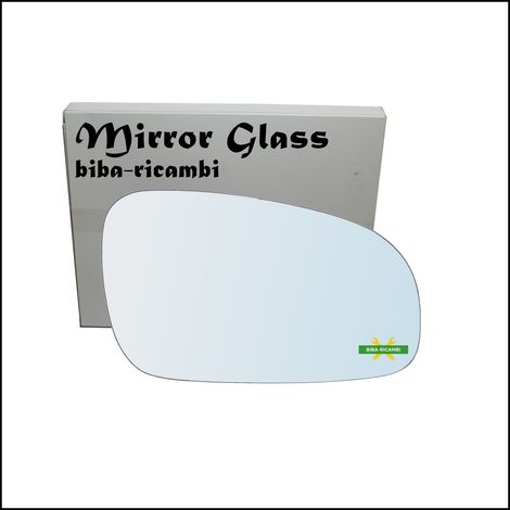 Vetro specchio retrovisore cromato lato dx-passeggero per volvo s60 i (384) solo (1/2)
