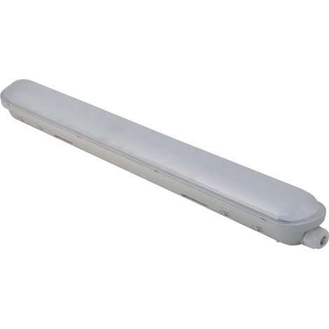 Plafonnier LED étanche, 60cm, 2500lm, extensible (1/5)