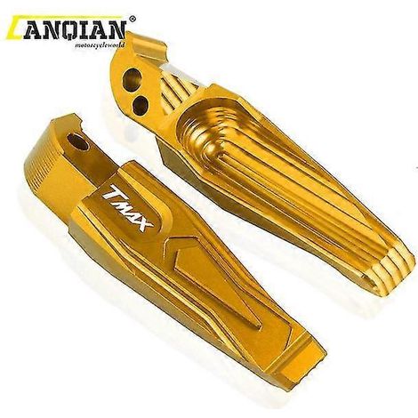 Soziusfußrasten für Yamaha 500, 530 XP, 530 DX, SX (2012–2019), 155 MT-07, MT-07 FZ – Gold, TMAx (1/5)