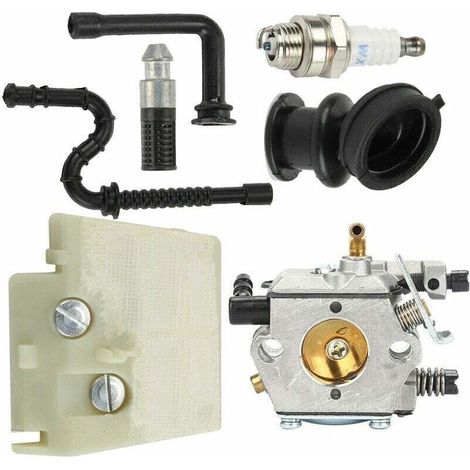 Vergaser-Reparatursatz für Stihl 026 MS260 MS240 240 WT-194, Zündkerze und Luftfilter.