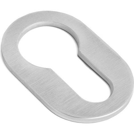 bocallave adhesivo oval 26x42x4 acabado cromo satinado, negro, blanco acabado cromo cepillad acabado cromo cepillad