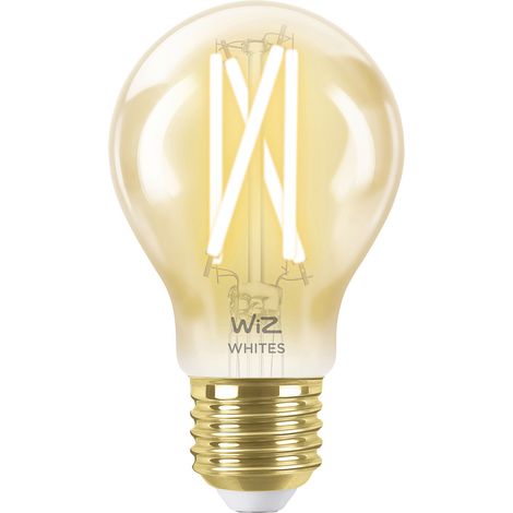 WiZ 8718699787219 LED EEK F (A - G) E27 7 W = 50 W Bernstein, Warmweiß bis Neutralweiß app-gesteue (1/2)