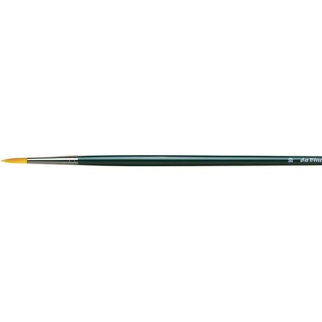 Pinceau rond n°10 - DA VINCI - Nova - Huile et Acrylique - Long manche 27 cm - Détails précis