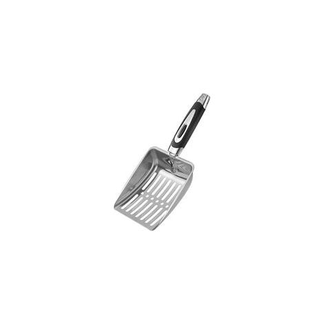 Pelle à cendres creuse pour cheminée, tamis en métal résistant à la chaleur, outil de nettoyage efficace de séparation du charbon, poêles à bois 25,5 x 10,8 cm