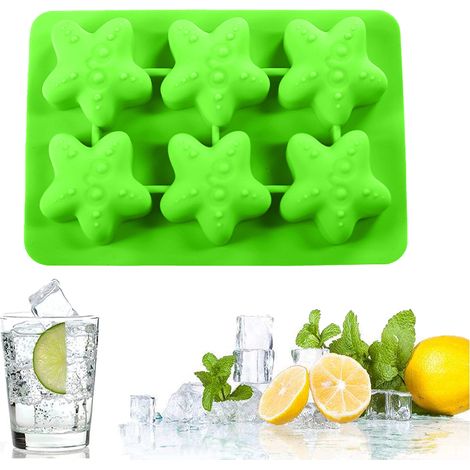 2 Bacs à glaçons pierre, démoulage facile, couvercle anti-odeur, empilable, pour whisky, cocktails, boissons fraîches (1/5)
