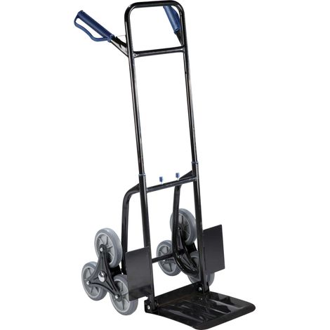 Chariot à sacs escaliers pliable 120 kg Westfalia roues triples étoiles (1/4)