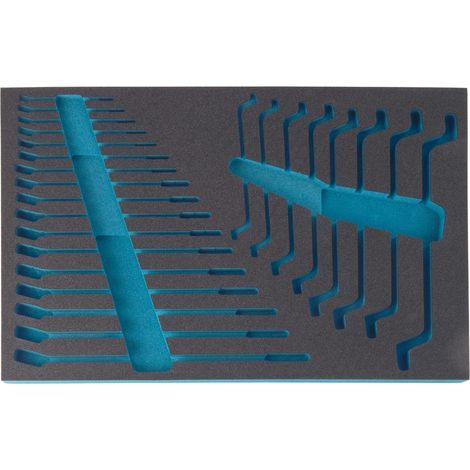 2-Komponenten Weichschaumeinlage 163-30L L x B: 519 mm x 342 mm (1/3)