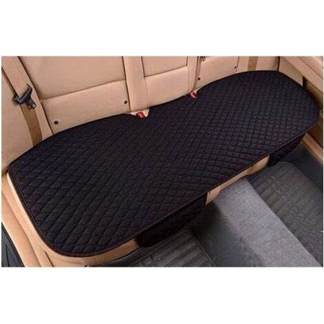 Housse de siège arrière universelle pour voiture – Couvre-siège respirant, protecteur et ajustable (1 pièce, couleur noire) (1/4)