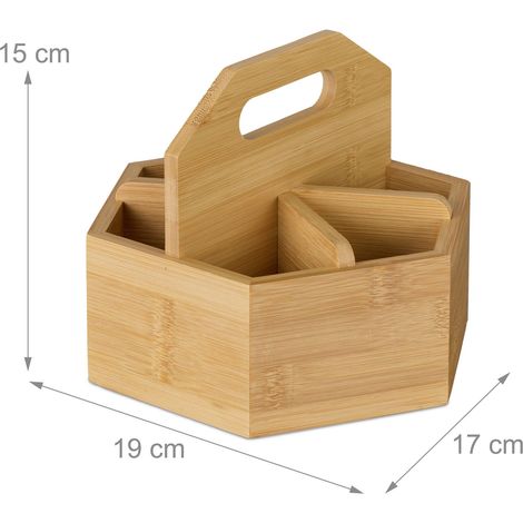 Portapenne girevole ergonomico 6 scomparti ufficio bagno design moderno in plastica nera 130017067
