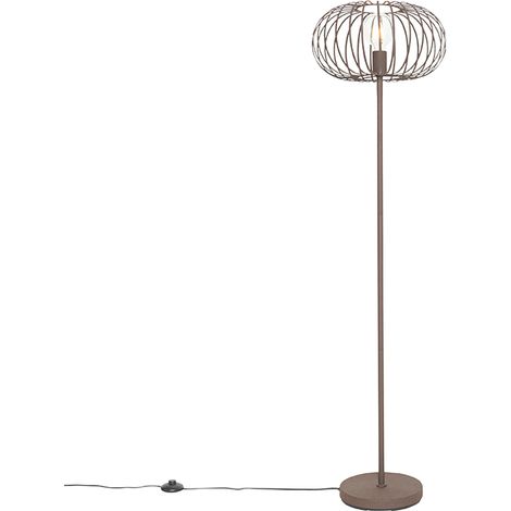 Design-Stehleuchte Rostbraun Draht - Johanna